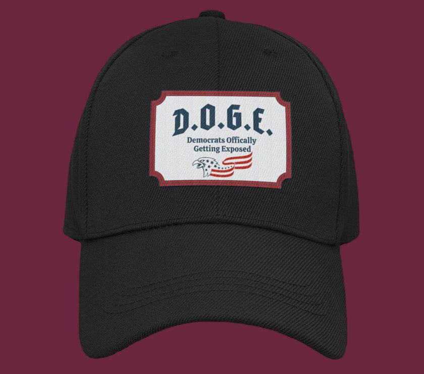 DOGE | Democrats Officially Getting Exposed Trucker Cap | Adjustable Unisex Hat - My Store