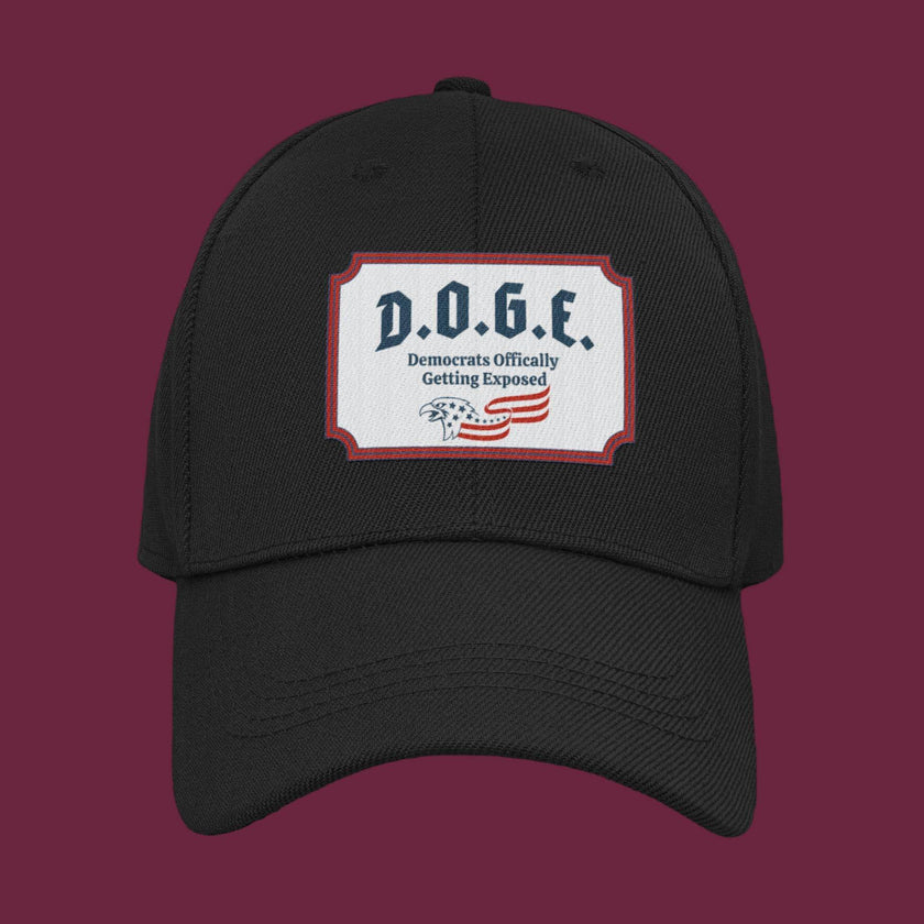 DOGE | Democrats Officially Getting Exposed Trucker Cap | Adjustable Unisex Hat - My Store