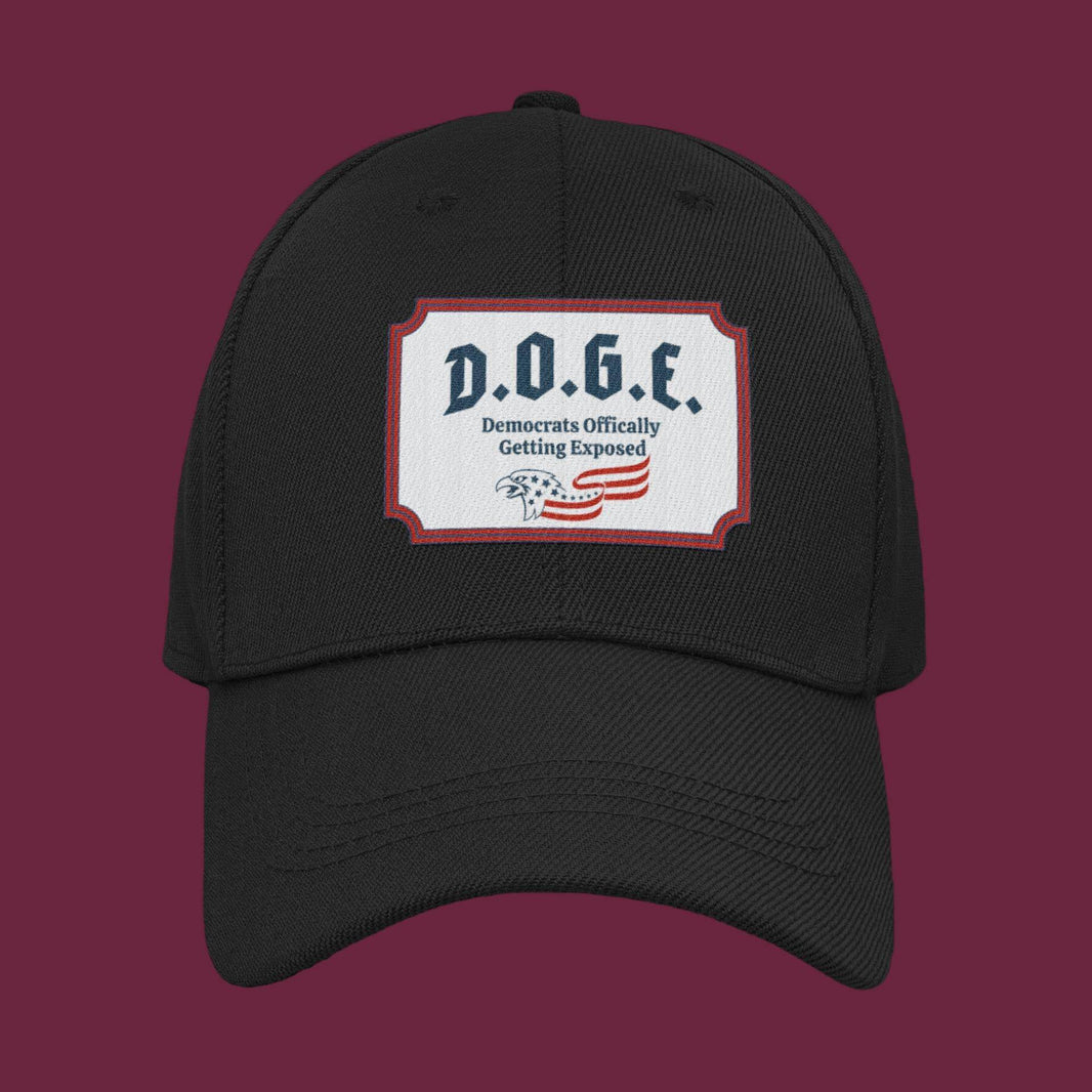 DOGE | Democrats Officially Getting Exposed Trucker Cap | Adjustable Unisex Hat - My Store
