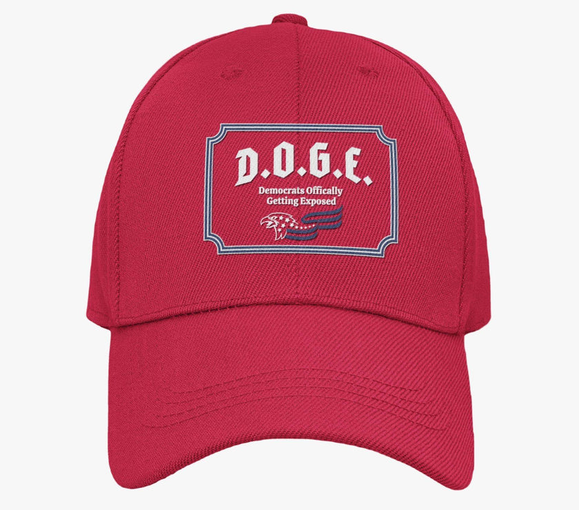 DOGE | Democrats Officially Getting Exposed Trucker Cap | Adjustable Unisex Hat - My Store