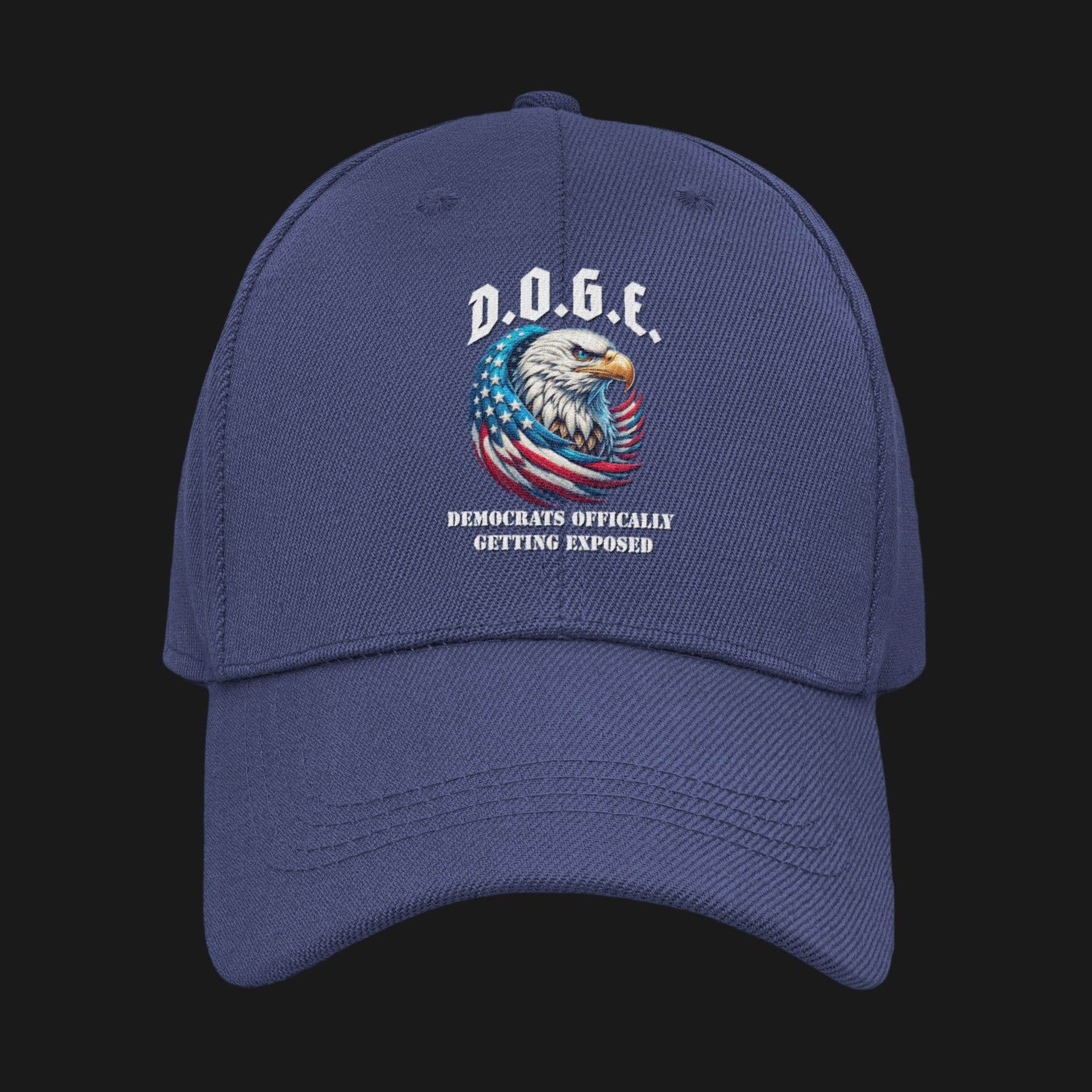 DOGE | Democrats Officially Getting Exposed Trucker Cap | Adjustable Unisex Hat - My Store