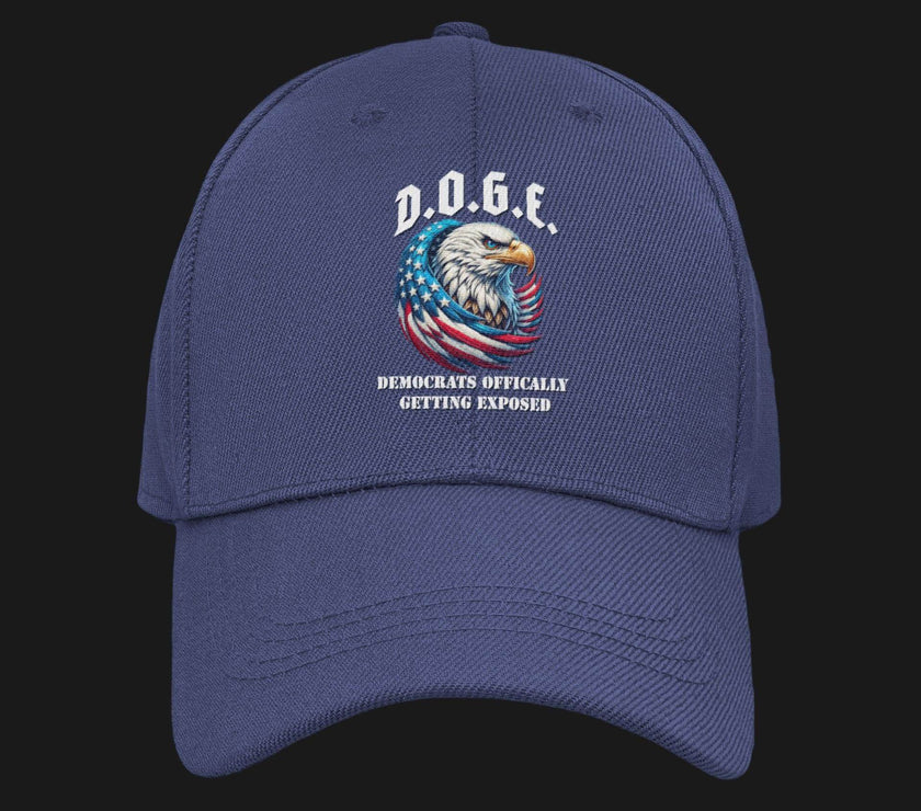 DOGE | Democrats Officially Getting Exposed Trucker Cap | Adjustable Unisex Hat - My Store