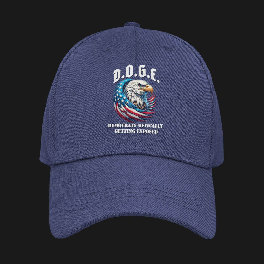 DOGE | Democrats Officially Getting Exposed Trucker Cap | Adjustable Unisex Hat - My Store