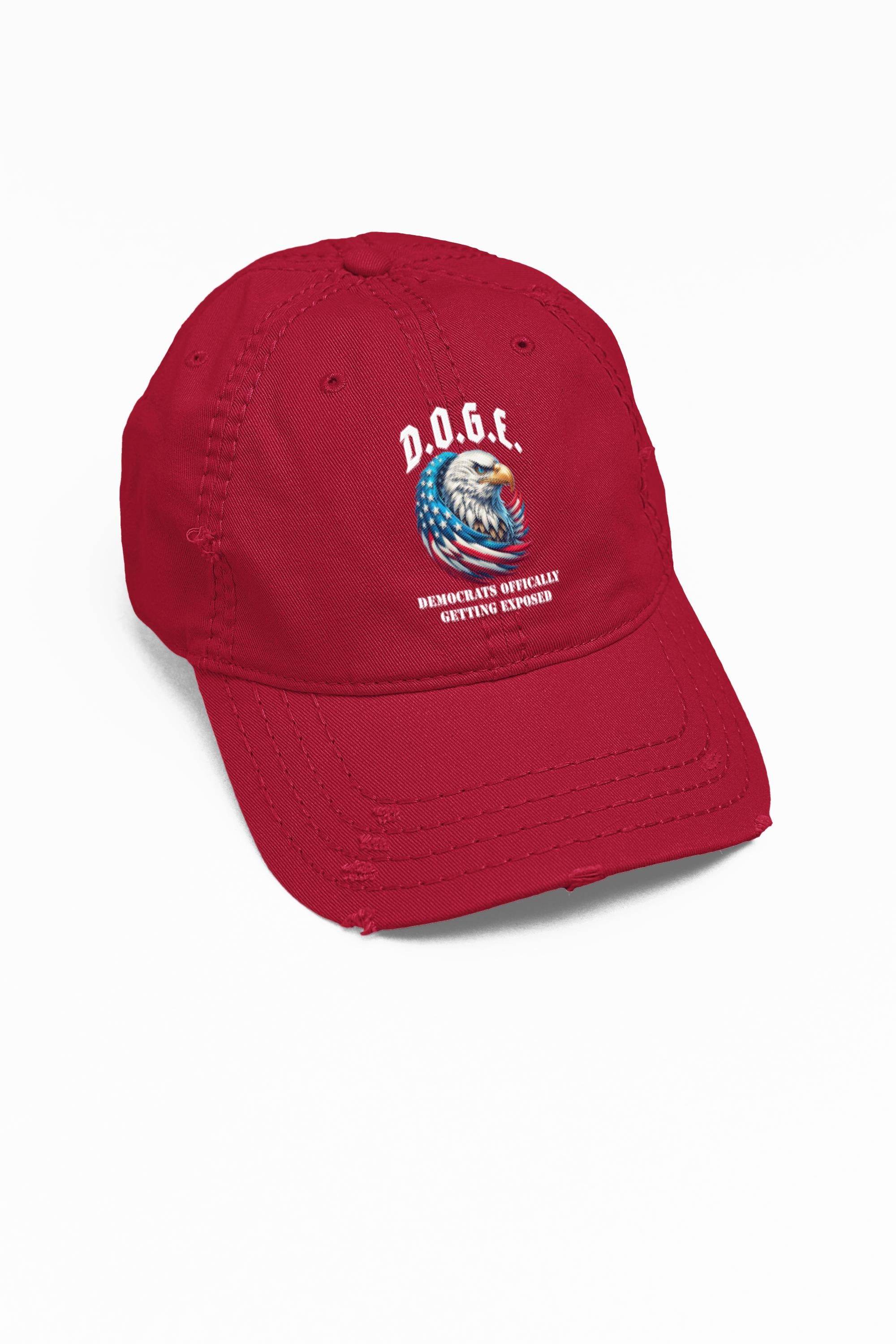 DOGE | Democrats Officially Getting Exposed Trucker Cap | Adjustable Unisex Hat - My Store