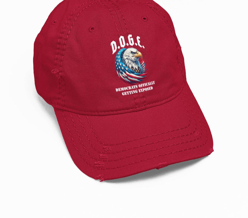 DOGE | Democrats Officially Getting Exposed Trucker Cap | Adjustable Unisex Hat - My Store