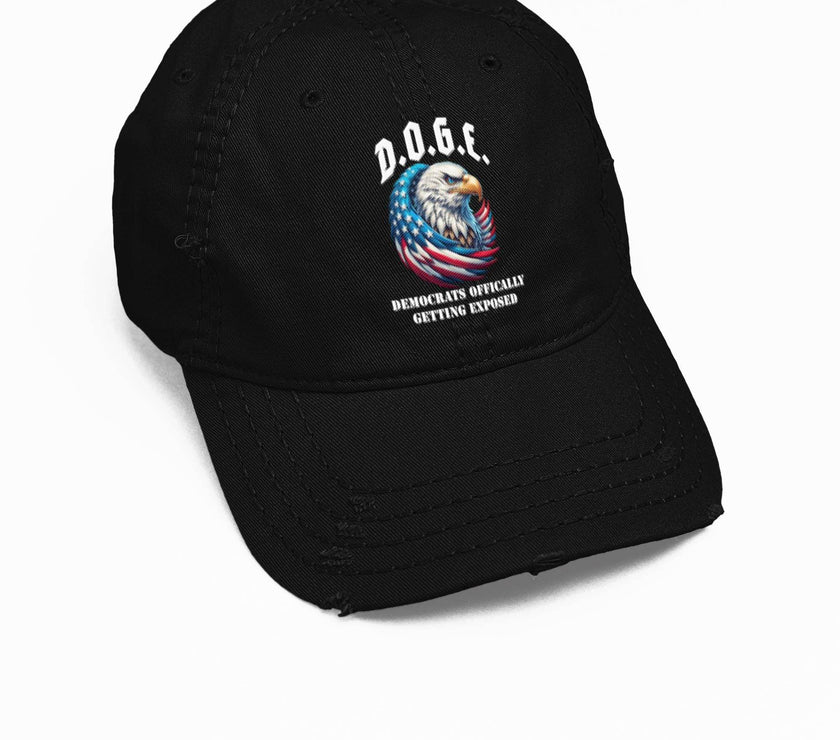 DOGE | Democrats Officially Getting Exposed Trucker Cap | Adjustable Unisex Hat - My Store