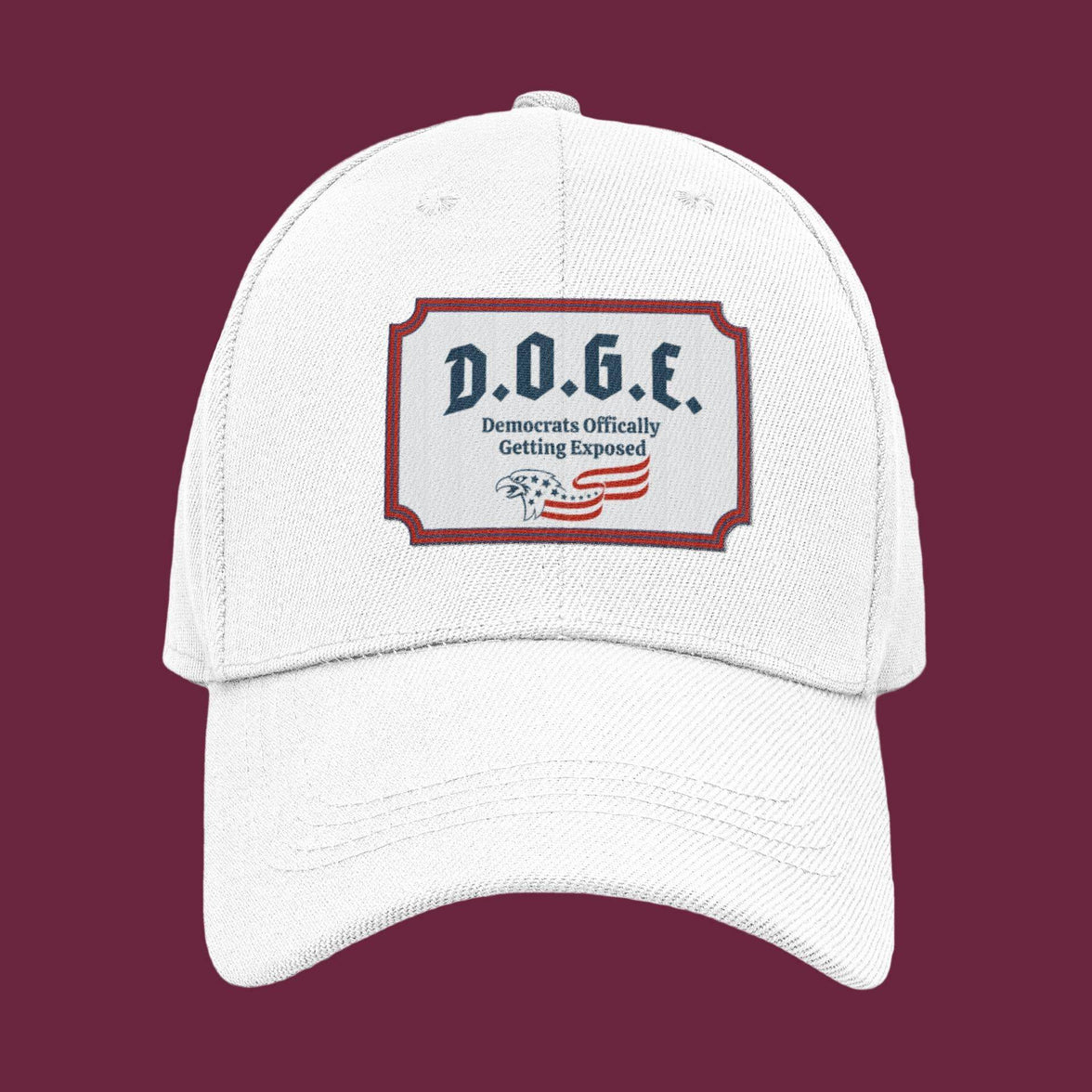 DOGE | Democrats Officially Getting Exposed Trucker Cap | Adjustable Unisex Hat - My Store