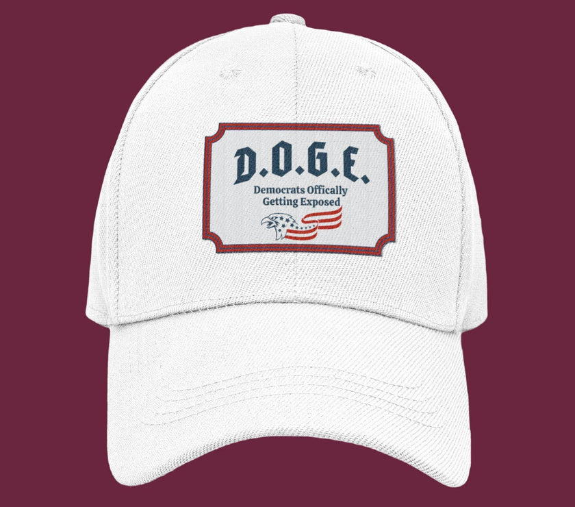 DOGE | Democrats Officially Getting Exposed Trucker Cap | Adjustable Unisex Hat - My Store