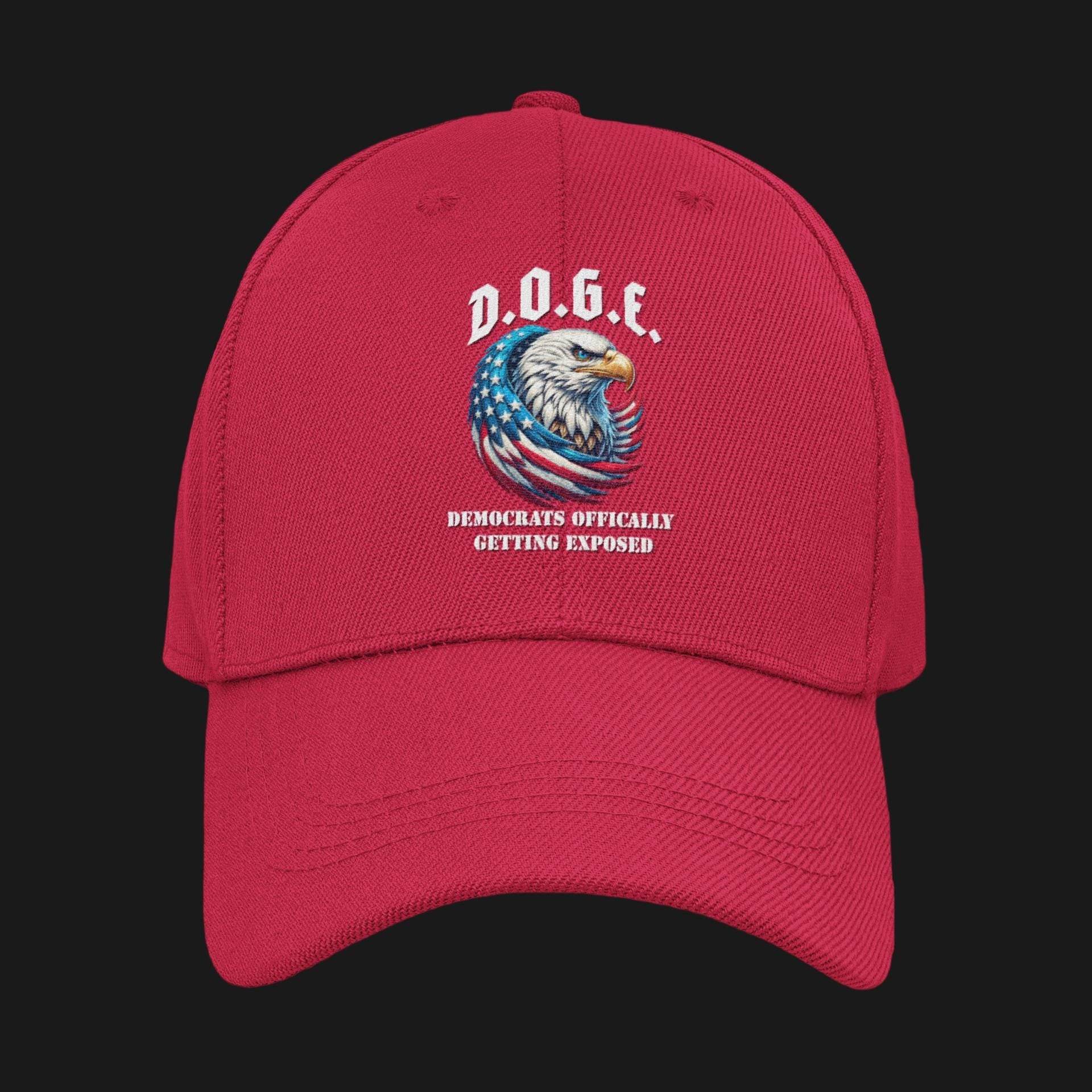 DOGE | Democrats Officially Getting Exposed Trucker Cap | Adjustable Unisex Hat - My Store