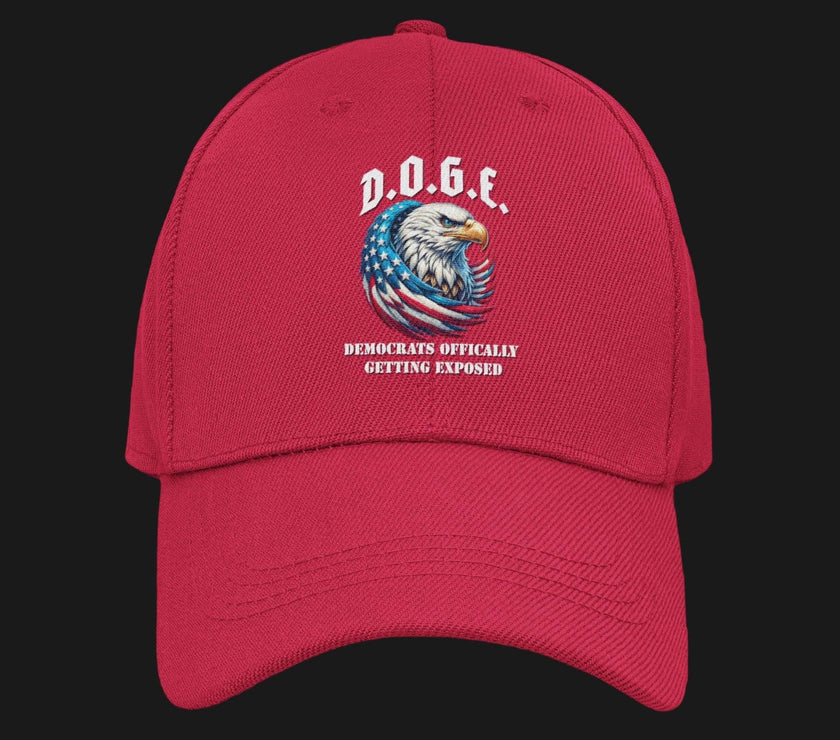 DOGE | Democrats Officially Getting Exposed Trucker Cap | Adjustable Unisex Hat - My Store
