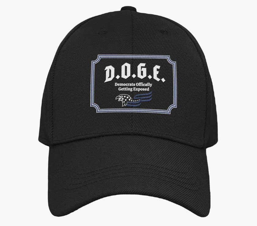 DOGE | Democrats Officially Getting Exposed Trucker Cap | Adjustable Unisex Hat - My Store