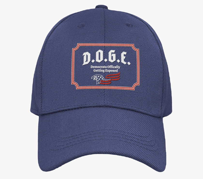 DOGE | Democrats Officially Getting Exposed Trucker Cap | Adjustable Unisex Hat - My Store