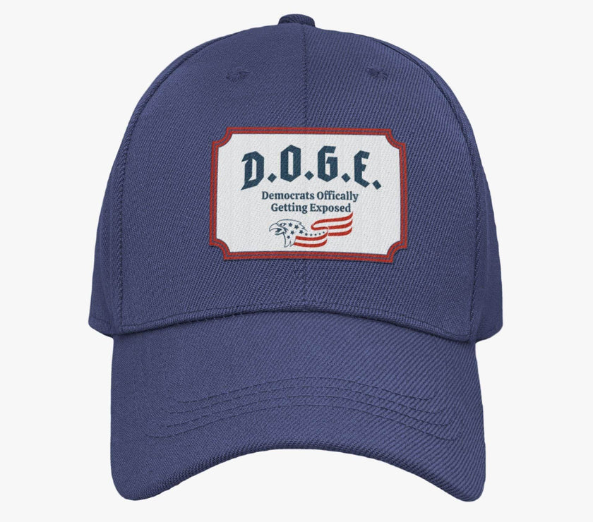 DOGE | Democrats Officially Getting Exposed Trucker Cap | Adjustable Unisex Hat - My Store