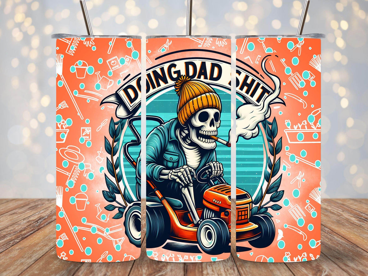 Doing Dad Shit on the Toilet 20oz Funny Tumbler - Multiple options - My Store