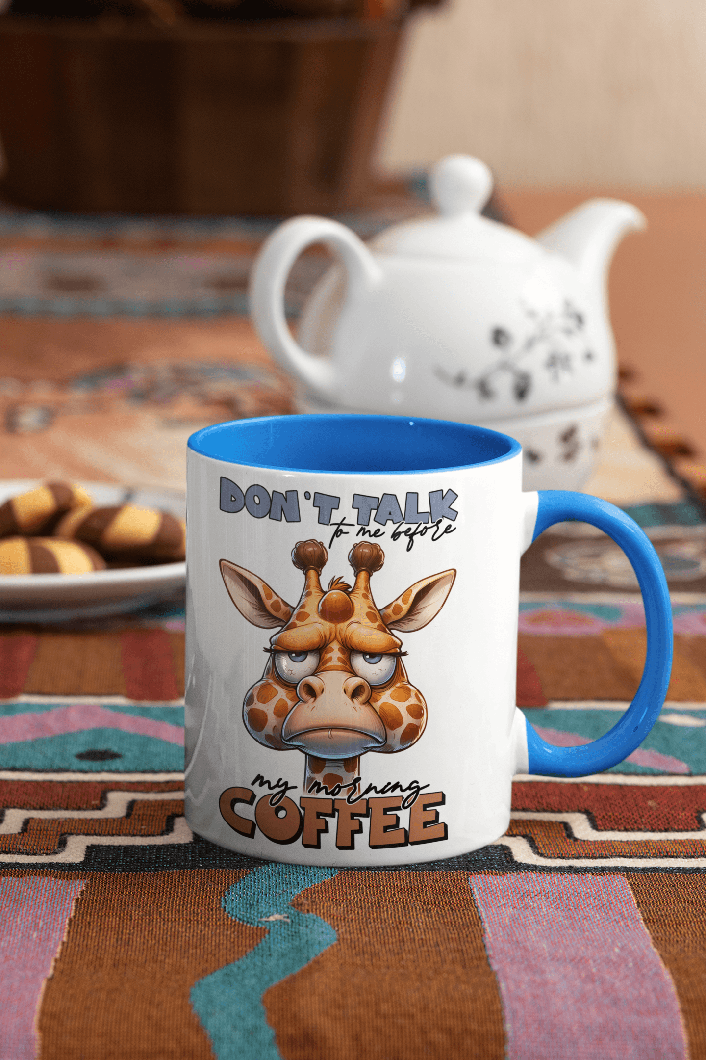 Don't Talk To Me Before I've Had My Coffee - Giraffe Coffee Mug - My Store