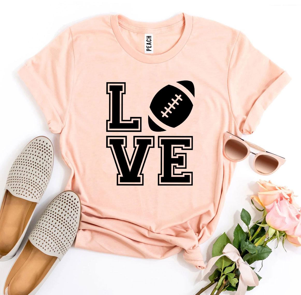 Love Football T-Shirt image 4