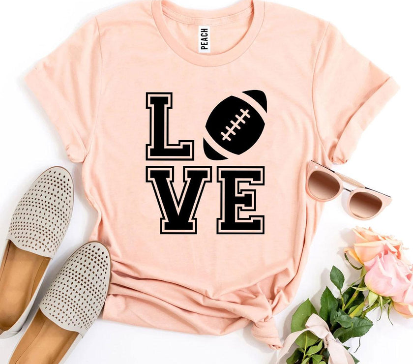 Love Football T-Shirt image 4