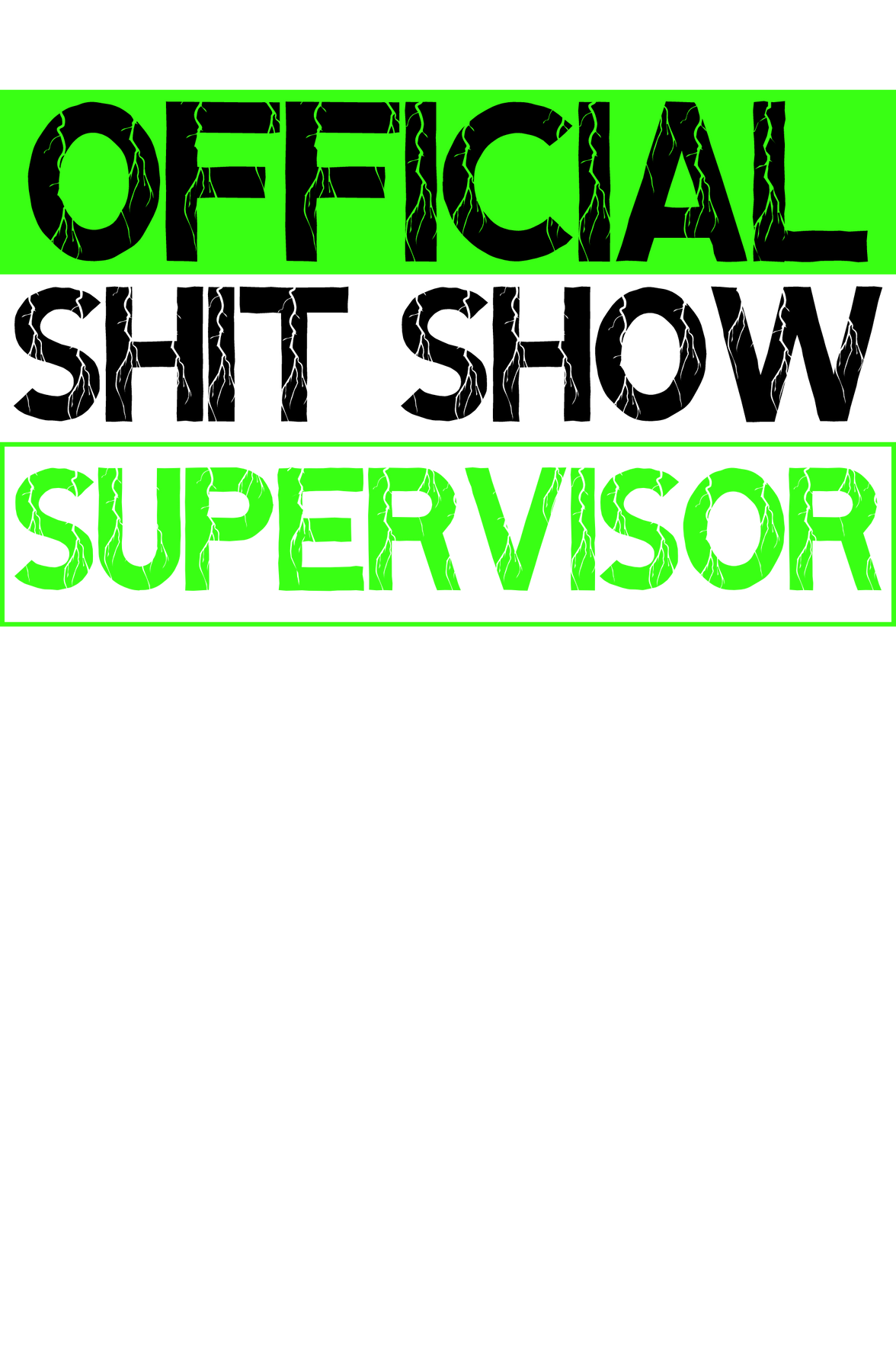 Official Shit Show Supervisor T-Shirt | Funny Shirt image 3