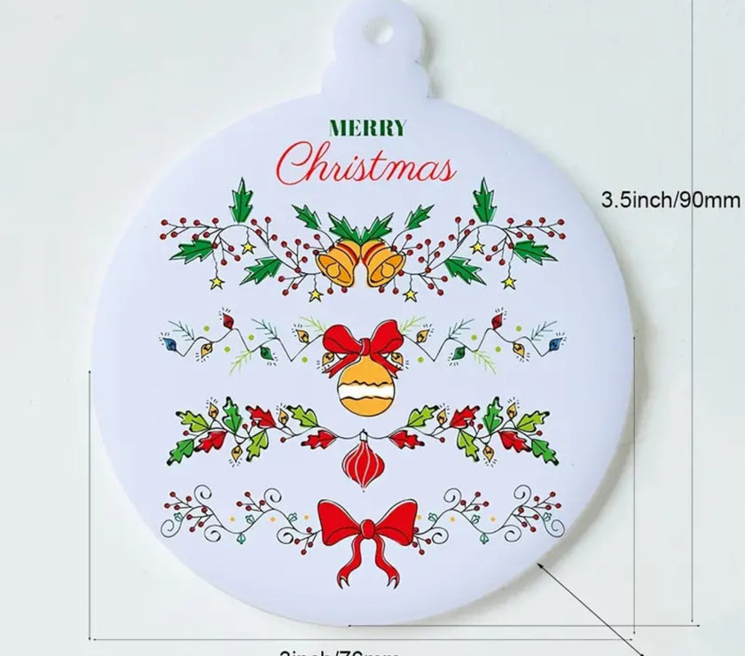 Custom Logo Christmas Ornament - 1 sided Design image 2