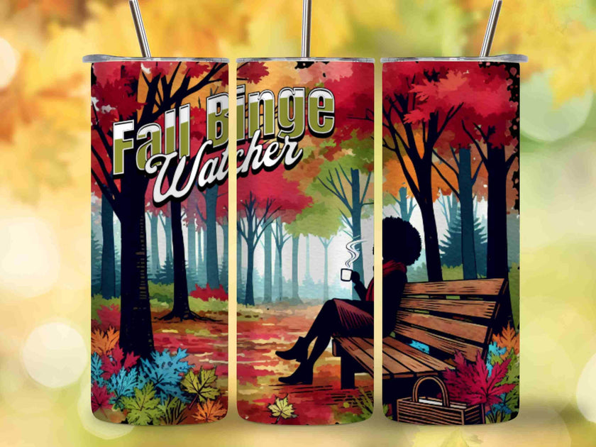 Fall Binge Watching 20 oz Tumbler (2 Choices) - My Store