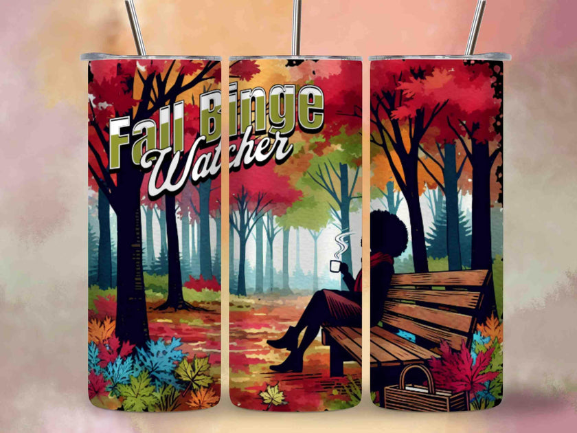 Fall Binge Watching | 20oz Tumbler | Beautiful Colors - My Store