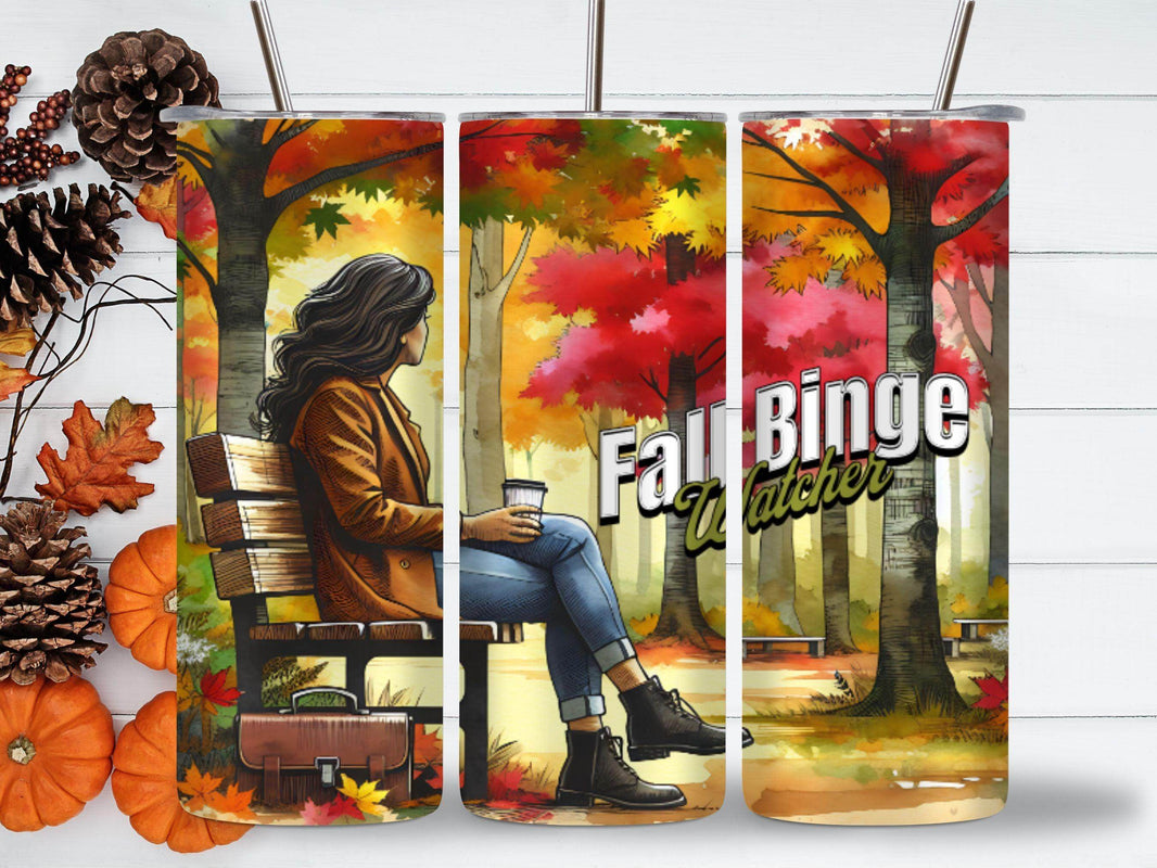 Fall Binge Watching | 20oz Tumbler | Beautiful Colors - My Store