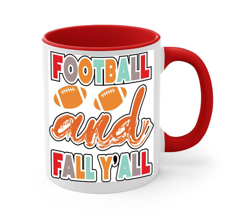 Football and Fall Yall- fall-Mug /Cup - My Store