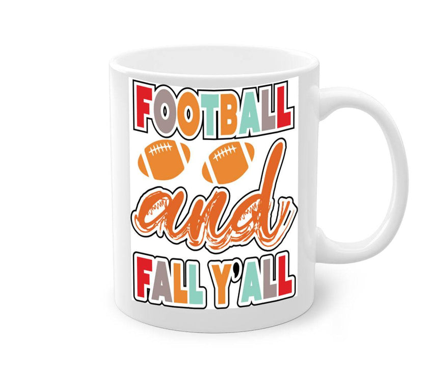 Football and Fall Yall- fall-Mug /Cup - My Store
