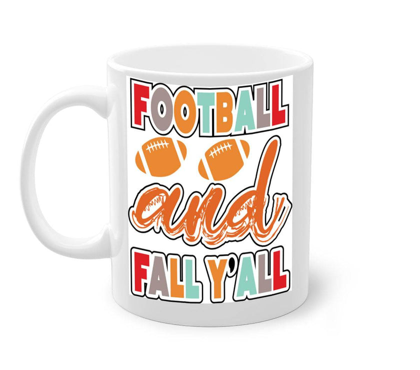 Football and Fall Yall- fall-Mug /Cup - My Store