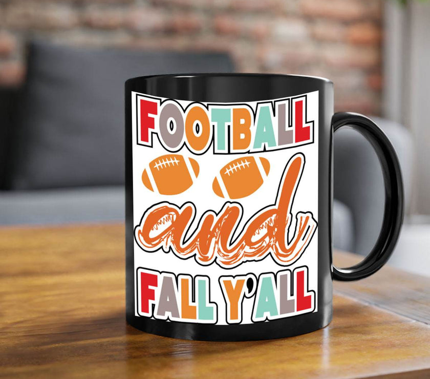 Football and Fall Yall- fall-Mug /Cup - My Store