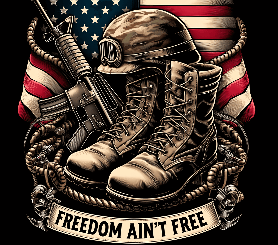 Freedom Ain't Free, Fallen Hero, Some Gave All Patriotic 20oz Tumbler - My Store