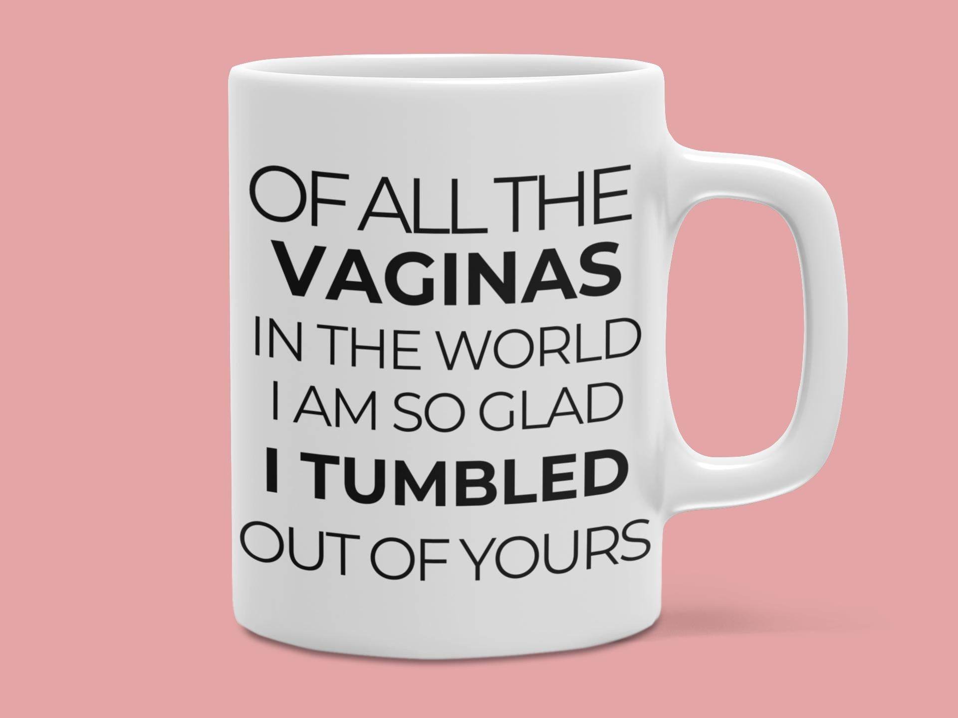Funny Mug Of All Vaginas I Am Glad I Tumbled Out Of Yours - Unique Sarcastic Gift for Mother's Day - My Store