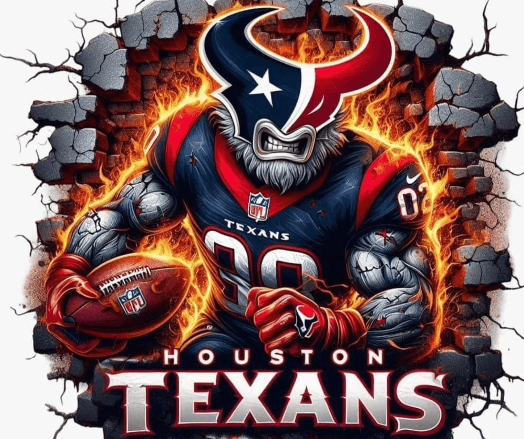 Houston Texans Football Fan Gear 20oz Tumbler - My Store