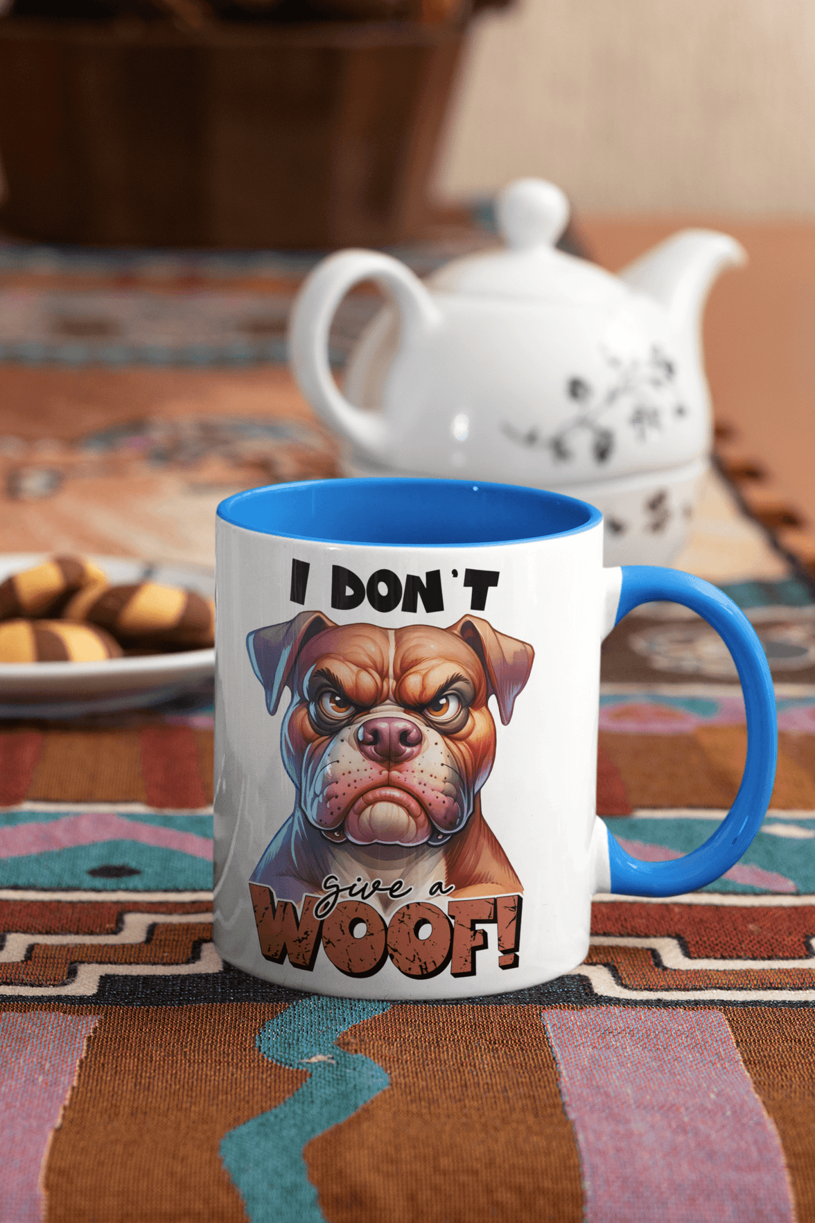 I Don't Give A Woof Coffee Mug | Dog Coffee Cup - My Store