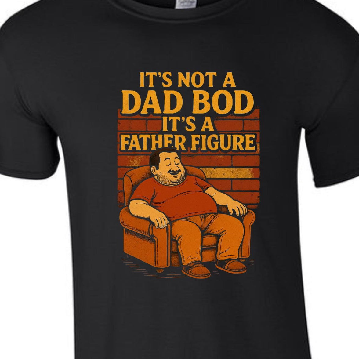 Funny Father's Day T-shirt - It's Not a Dad Bod, It's a Father Figure Tee for Dads, Gifts for Dad, Unique Dad Humor Shirt