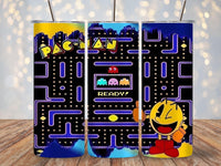 Retro Pacman Arcade Game 20oz Tumbler image 0