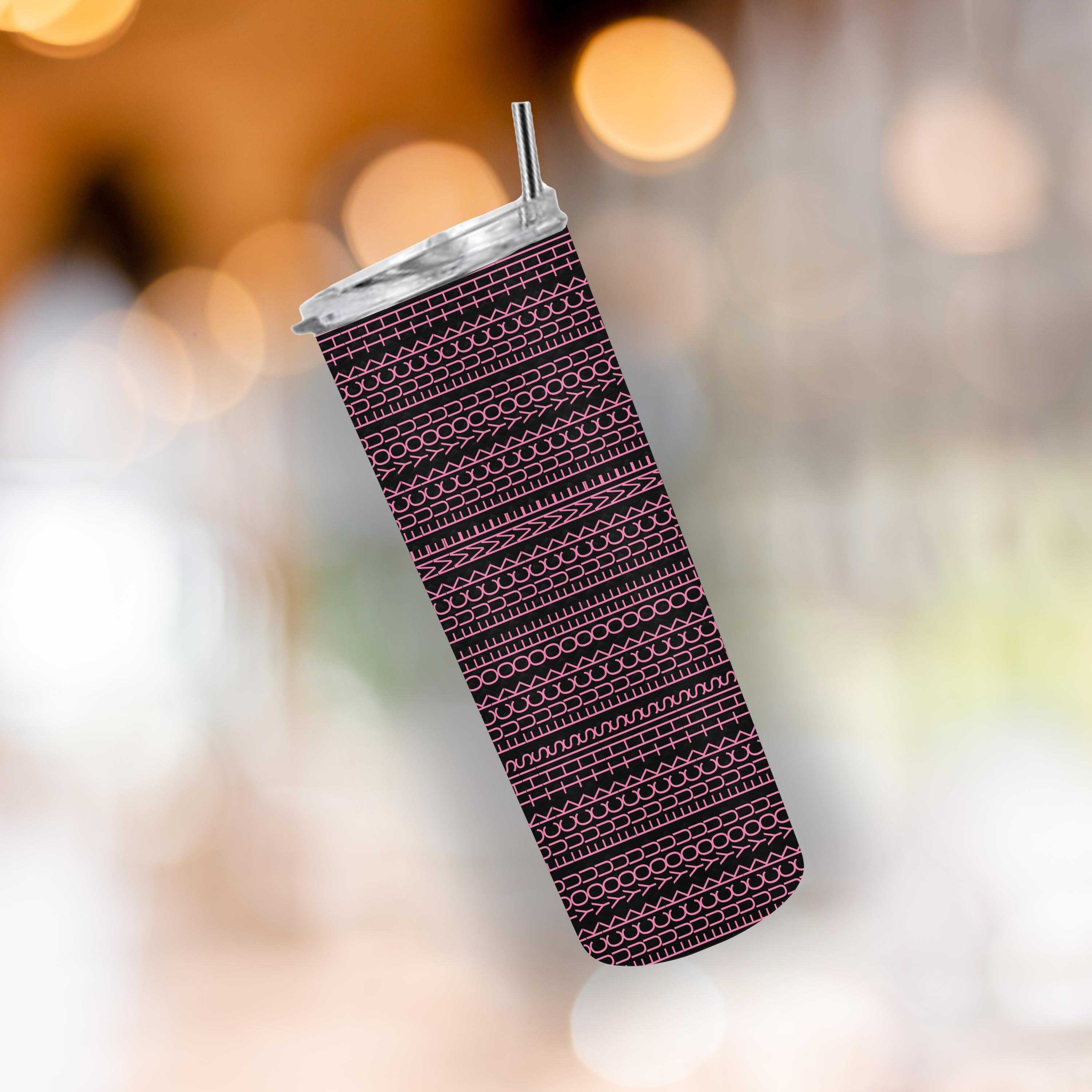 Optical Illusion 20oz Tumbler - Funny Fuck You Fuck This Fuck Me Graphic Cup - Unique Sarcastic Gift for Friends & Coworkers