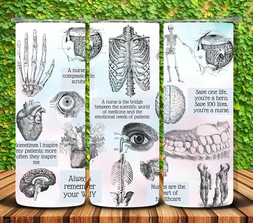 Inspirational Nurse Tumbler 20oz - Durable Stainless Steel Insulated Cup for Nurses Gift & Everyday Use - My Store