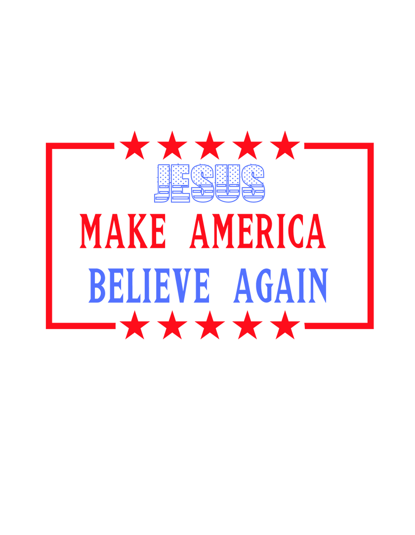Jesus Make America Believe Again Christian Religious 20oz Tumbler - My Store