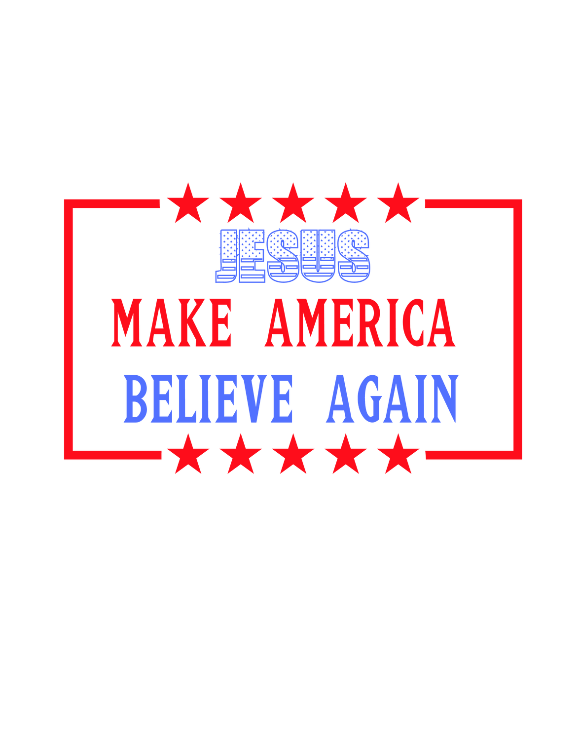 Jesus Make America Believe Again Christian Religious 20oz Tumbler - My Store