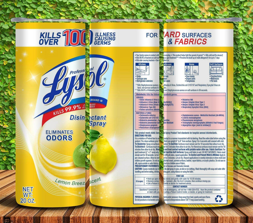 Lemon Lysol Funny 20oz Tumbler - My Store
