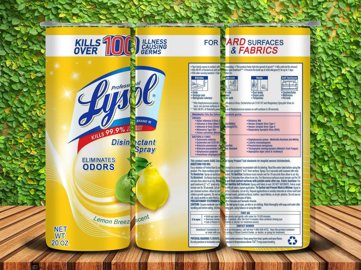 Lemon Lysol Funny 20oz Tumbler - My Store