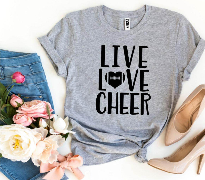Live Love Cheer T-Shirt - Cheerleading - Unisex Shirt - My Store