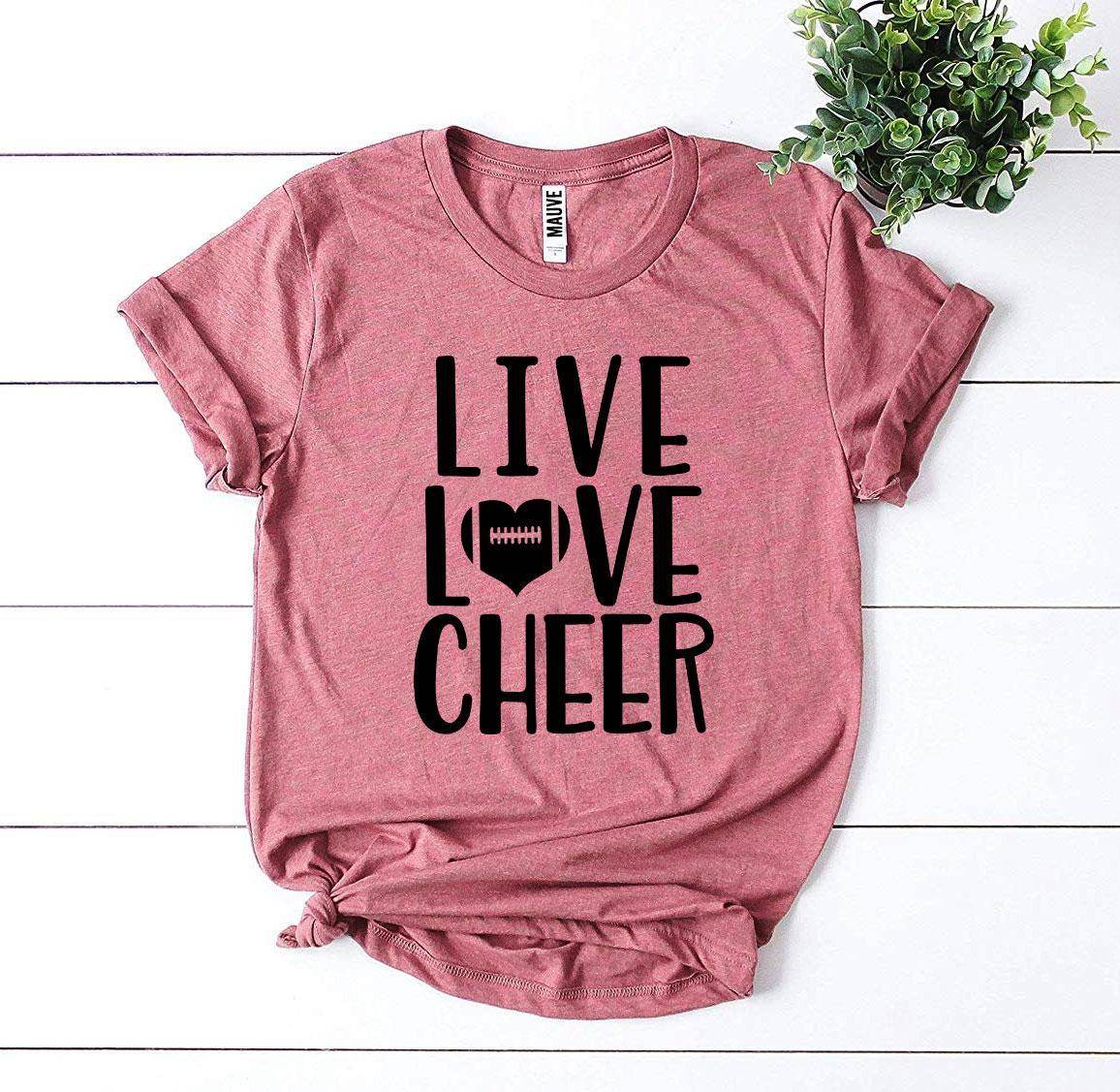 Live Love Cheer T-Shirt - Cheerleading - Unisex Shirt - My Store