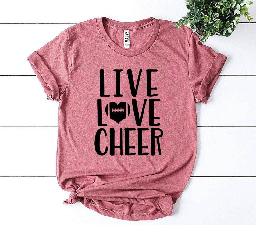 Live Love Cheer T-Shirt - Cheerleading - Unisex Shirt - My Store