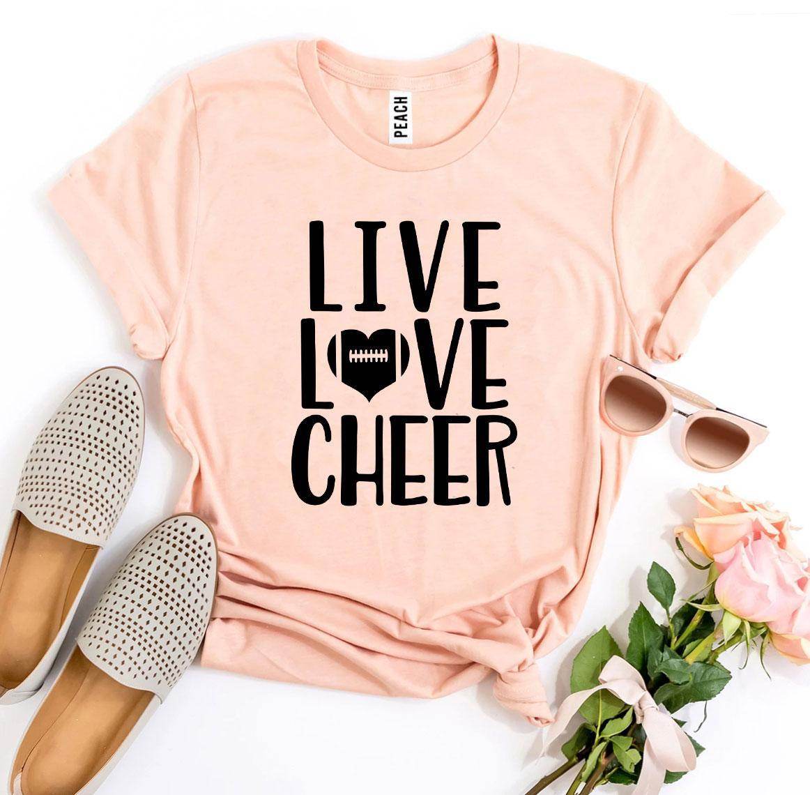 Live Love Cheer T-Shirt - Cheerleading - Unisex Shirt - My Store