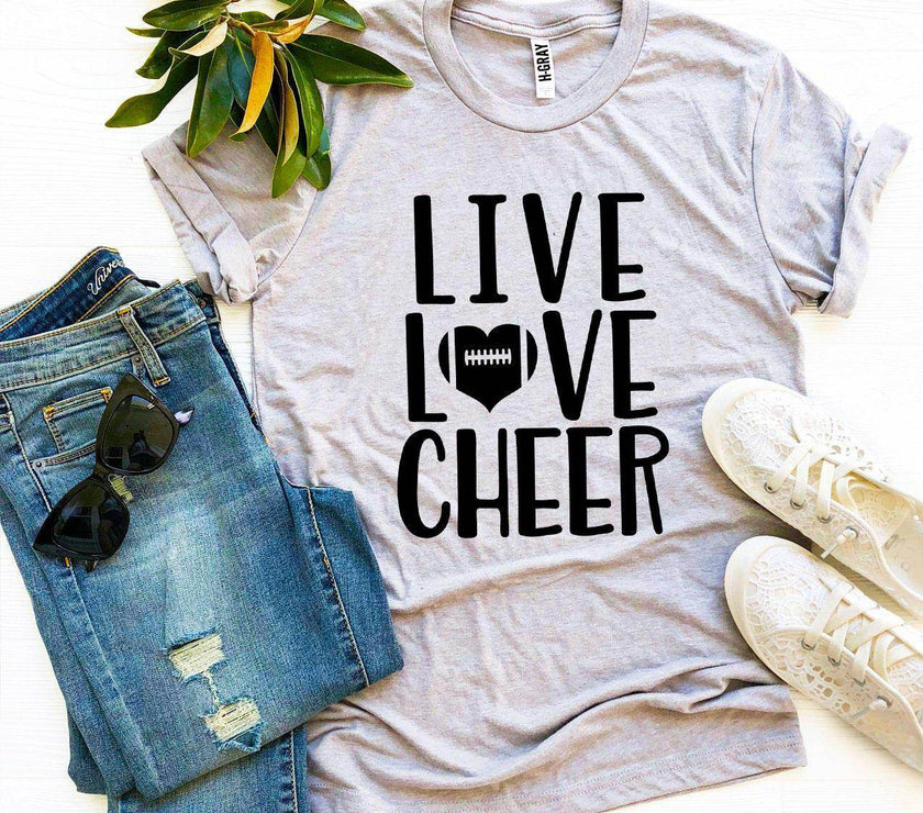 Live Love Cheer T-Shirt - Cheerleading - Unisex Shirt - My Store