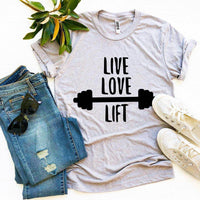 Live Love Lift T-Shirt Gym Workout Unisex - My Store