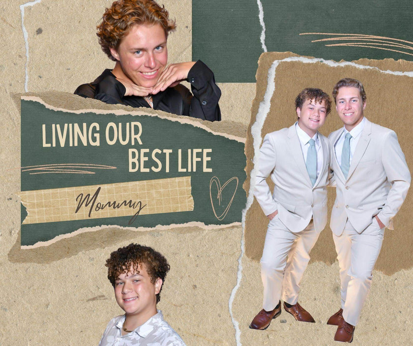 Living our Best Life 20oz Tumbler with 3 pictures - My Store