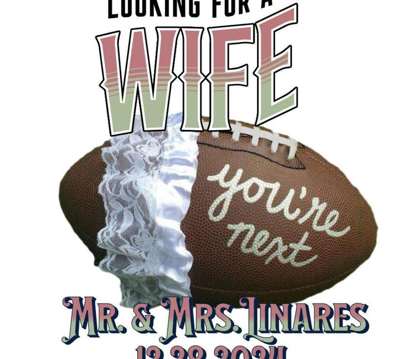 Looking for a unique Bouquet/Garter toss alternative for your Wedding Day | Wife/Husband T-Shirt Toss - My Store